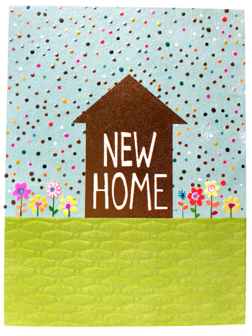 New Home House Blank Greeting Card - Emboss & Foil - Jamboree by Paper Salad (JA1874)