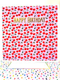 Cherries Happy Birthday Blank Greeting Card- Emboss & Foil - Jumbo Jamboree by Paper Salad (JJ1875)