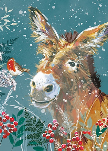 WINTER WILDLIFE Premium Box of 24 Assorted Christmas Cards - 3 Each of 8 Designs - Great British Card Company