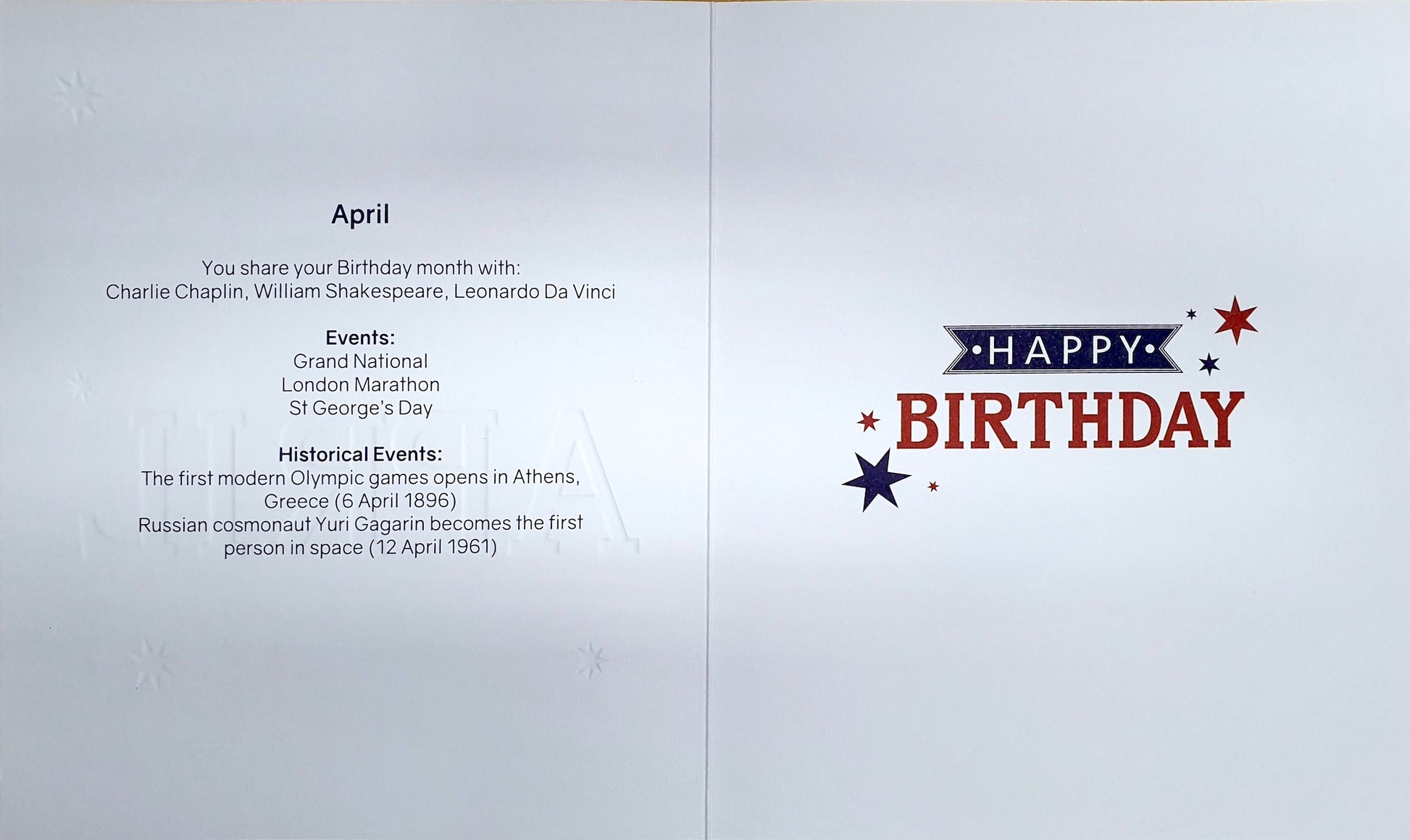 Heroes Are Born In April Male Happy Birthday Card