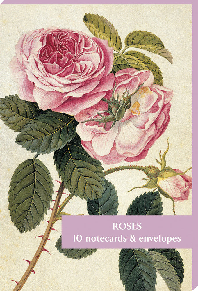 Roses Blank Notecard Pack by Fitzwilliam Museum (2 each of 5 designs)