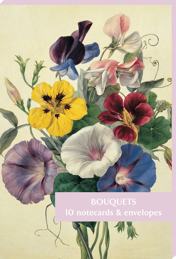 Bouquets Blank Notecard Pack by Fitzwilliam Museum (2 each of 5 designs)