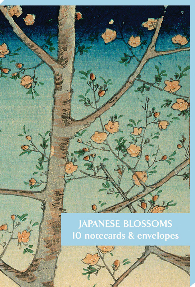 Japanese Blossoms Blank Notecard Pack by Fitzwilliam Museum (2 each of 5 designs)