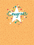 Congrats Star Blank Greeting Card - Emboss & Foil - Pixie by Paper Salad (PX1909)