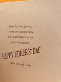 3D DAD Father's Day Greeting Card Perfectly Peculiar