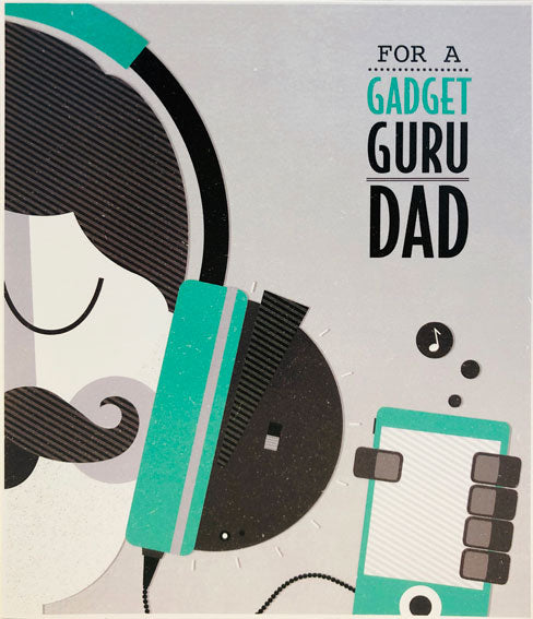 Gadget Guru Dad Happy Father's Day Greeting Card