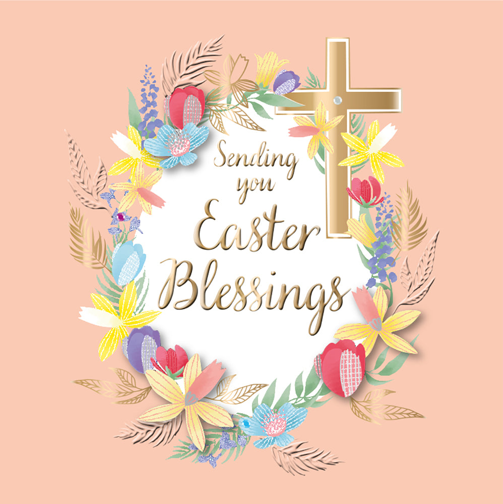 Sending You Easter Blessings Luxury Handmade 3D Card By Talking Pictures