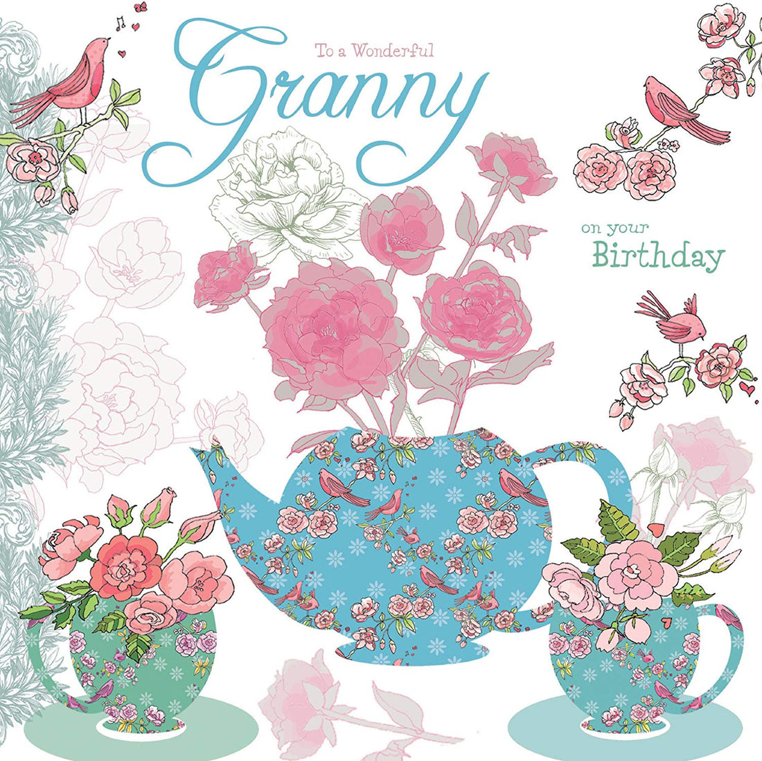 To A Wonderful Granny On Your Birthday Card 