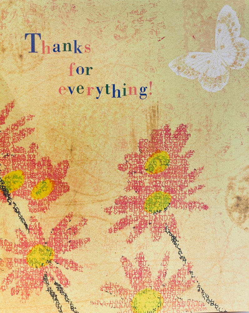 Mum Best Job in The World Embellished Floral Butterfly Mothers Day Greeting Card By UKG