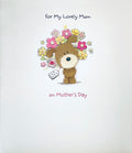 Lovely Mum I Would've Picked You Mothers Day Greeting Card Cute Woof Dog with Glitter Finish By UKG