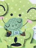 Mummy from Son Cute Frog Mothers Day Greeting Card with Love You Bookmark Gift By UKG