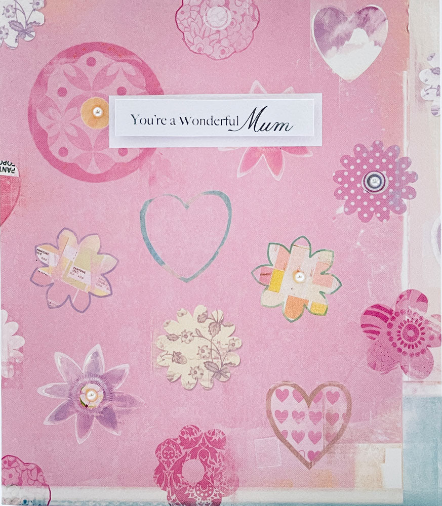 You're A Wonderful Mum Mothers Day Greeting Card with Embellishment By UKG