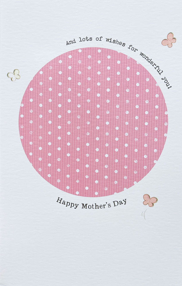 For Someone Special Swinging By Hi Woof Dog Glitter Finish Mothers Day Greeting Card By UKG