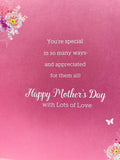 For My Granny Floral Glitter Finish Mothers Day Greeting Card By UKG