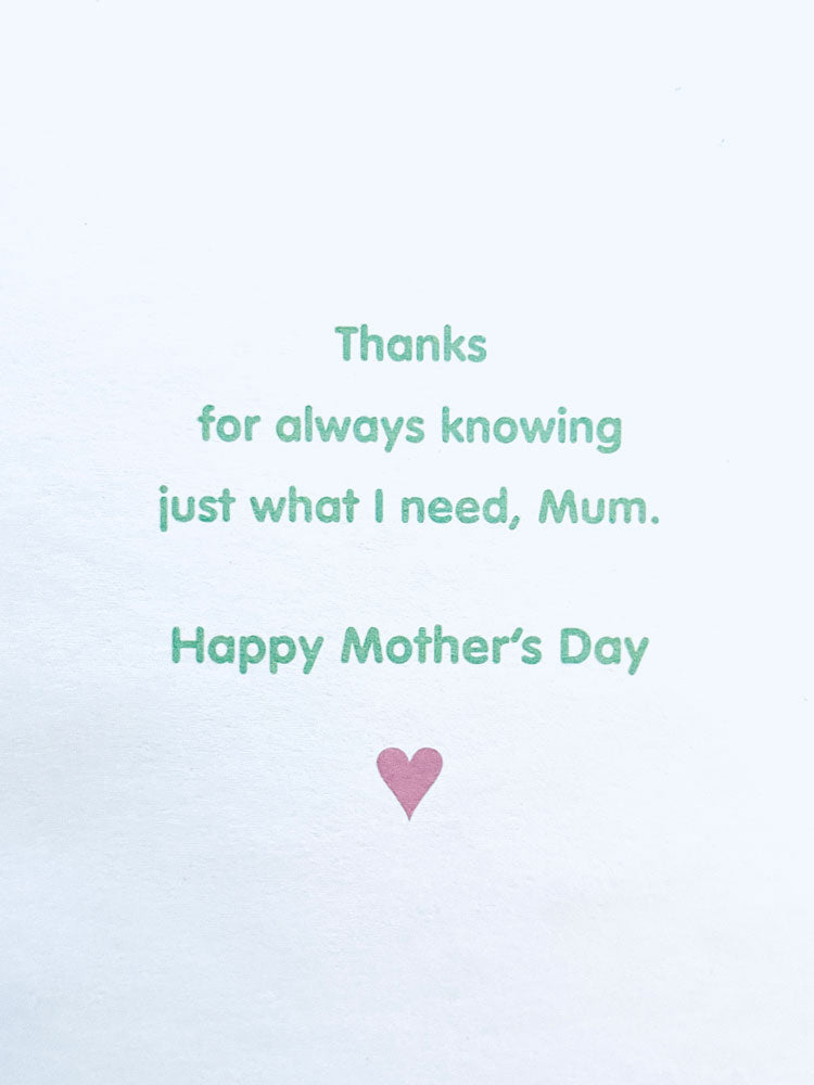 Some Mums Know When To Say Nothing Luxury Flitter Finish Floral Mothers Day Greeting Card By UKG