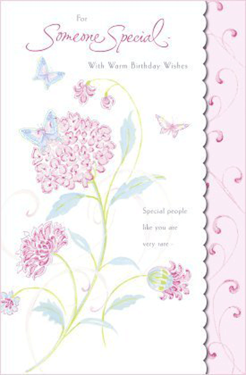 Luxury Hand-Finished Birthday Card For Someone Special UK Greetings