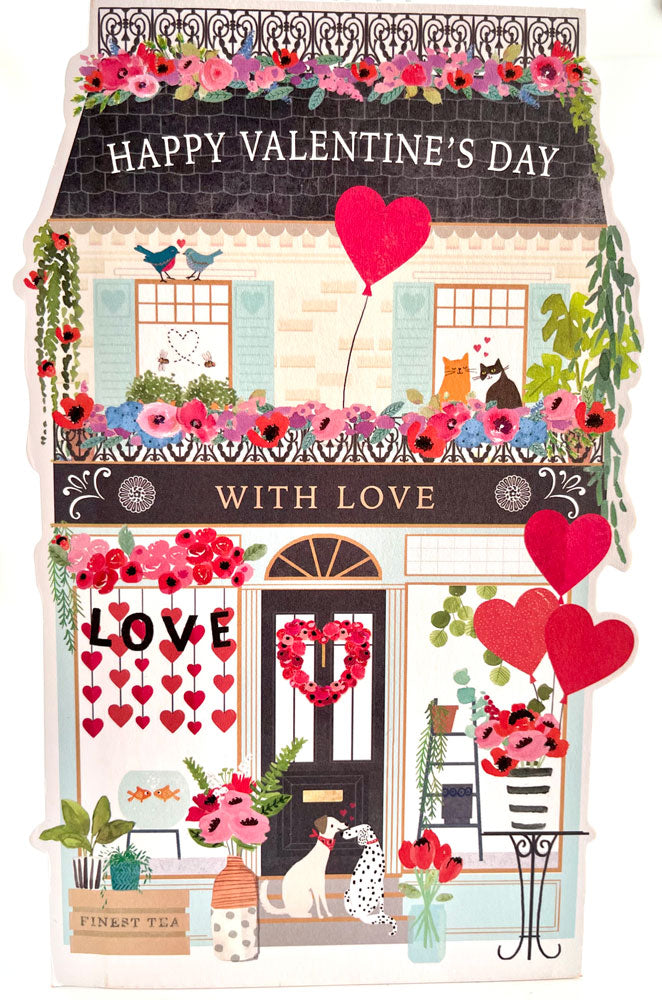 Happy Valentines With Love Animal House Valentines 2022 Special Luxury UK Greetings Card