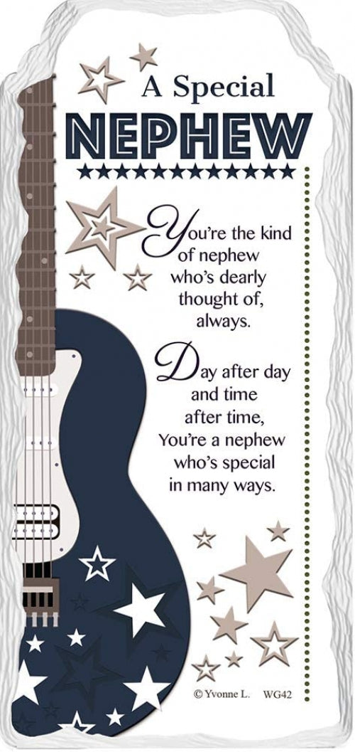 For A Special Nephew Sentimental Handcrafted Ceramic Plaque Birthday Gift