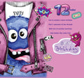 12 Today Happy Birthday - Cool Girl Party Monster Greeting Card with Lovely Verse - WOW, LOL, OMG, FUN, Art - Wee Nippers by Cardigan Cards