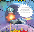 Happy Birthday 10 Today - Greeting Card with Lovely Verse - Spaceship, Galaxy, Game Comic Art - Wee Nippers by Cardigan Cards