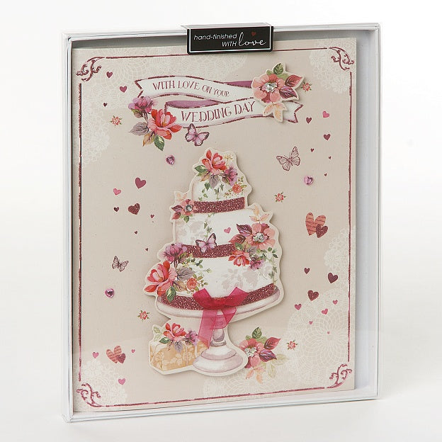 Wishing Well Studios Wedding Day Luxury Boxed Card