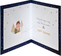 Just for You Mum With Love At Christmas Snow Globe Luxury Large Square Ling Design Christmas Card