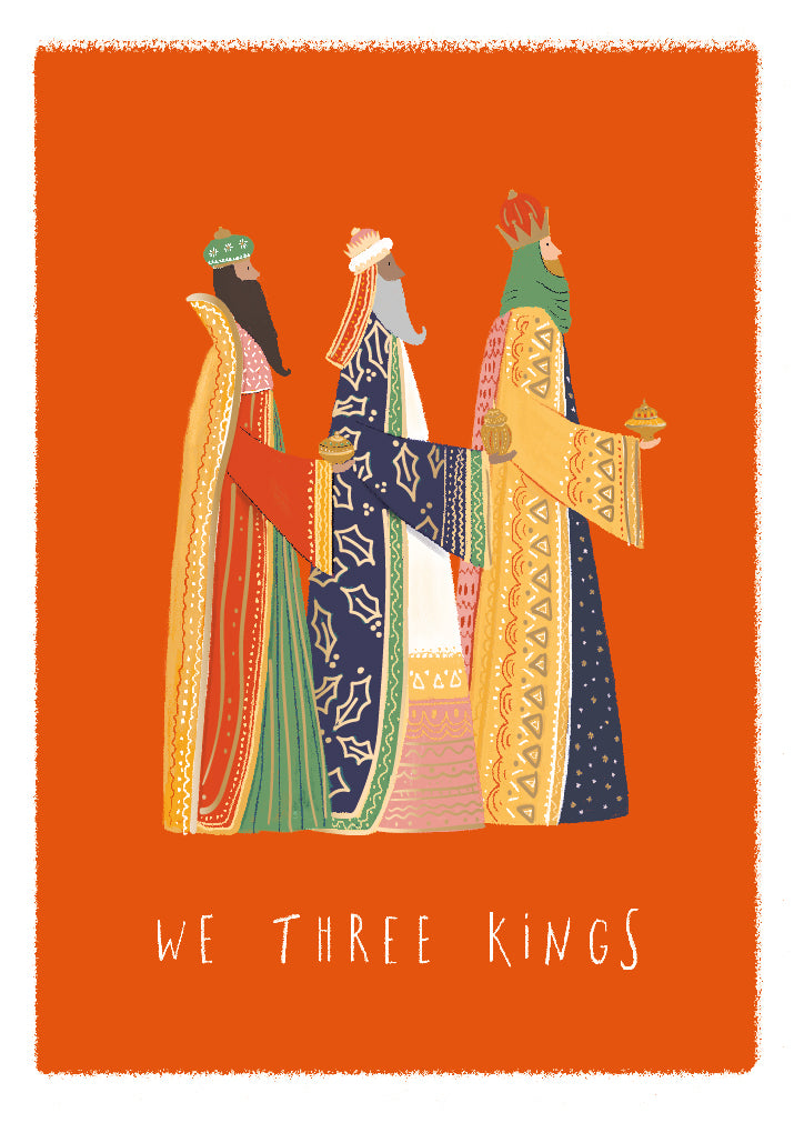 We Three Kings Ling Design Religious Art - British Heart Foundation Charity Christmas Cards - Pack of 6 Xmas Cards