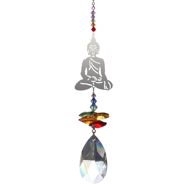 Buddha Chakra Fantasy Hanging Swarovski Sun-catcher Embellished with Crystals from Swarovski®