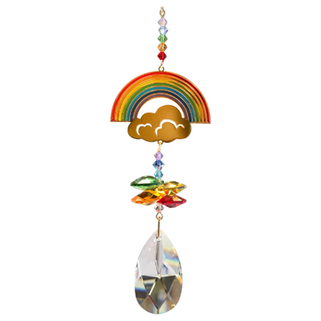 Thank You NHS Inspired Limited Edition Crystal Fantasy Hanging Rainbow Sun-catcher Embellished with Branded Crystals