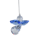 September Birthstone Sapphire Crystal Guardian Angel Hanging Charm