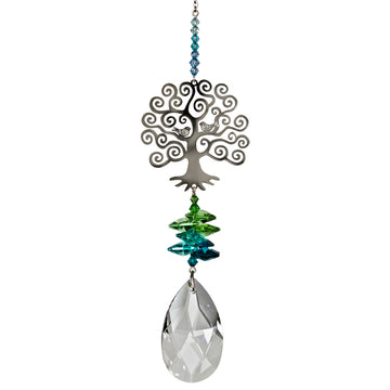 Tree Of Life Hanging Fantasy Charm Embellished with Swarovski® Crystal