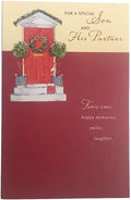 For A Special Son and His Partner, Christmas Greetings Card