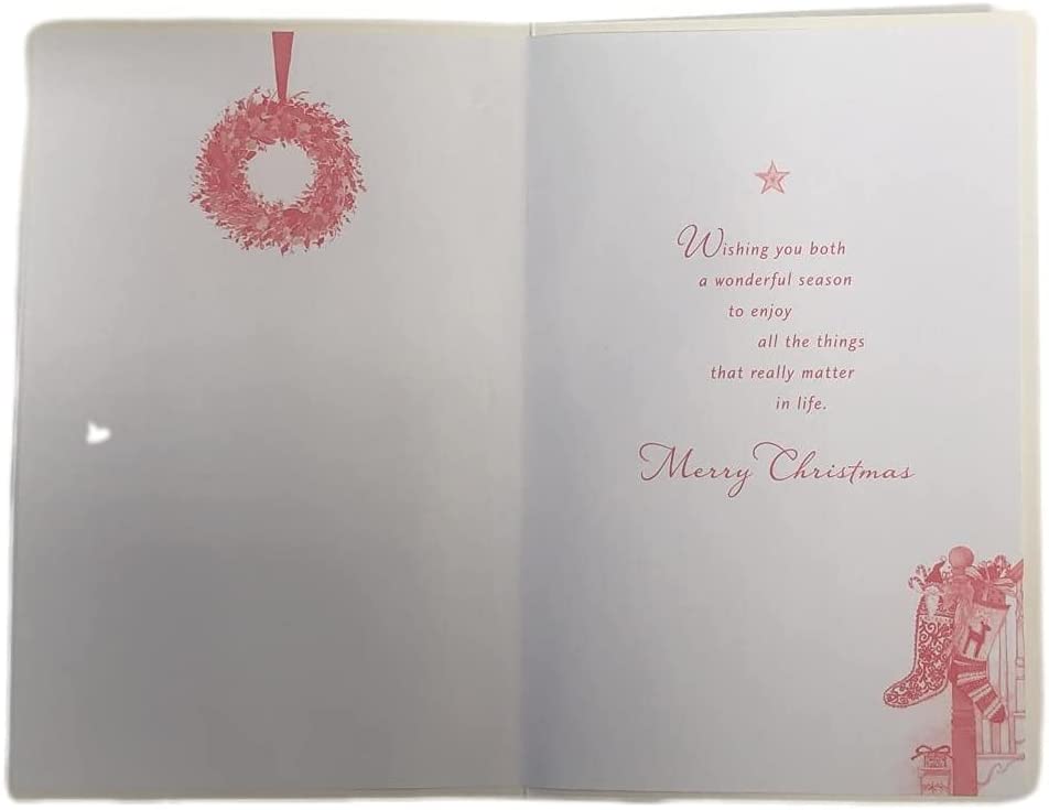 For A Special Son and His Partner, Christmas Greetings Card